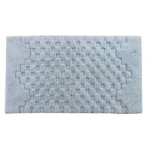 Knights Bridge Melange Bath Rug Collection, 17" x 24", Light Blue